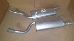 Ansa Rear Lh & Rh Exhaust Muffler Pipe JR2707+2717 06/1987-1989 Jag*uar XJ6 3.6L. Fixed Price $255.99.