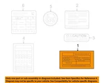 Gm Oem 17-18 City Express Information Labels-emission 19318001. Fixed Price $21.60.