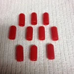650-013 Dorman Red 1/4" Vinyl Vacuum Caps (quanity Of 10 Per Sale). Fixed Price $13.99.