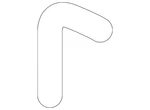 Genuine Audi Upper Hose 06J-145-718-F. Fixed Price $32.11.