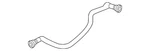 Genuine Audi Vacuum Tube 4G0-133-889-G. Fixed Price $85.82.