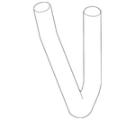 Genuine Mazda Hose L334-13-680. Fixed Price $10.81.