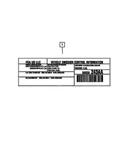 Genuine Mopar Vehicle Emission Control Information Label 68568155AA. Fixed Price $6.24.