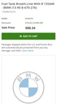 Genuine Bmw Fuel Tank Breath.line With 135040 13908670276. Fixed Price $85.00.
