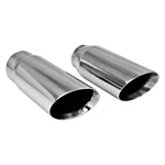 Exhaust Tip Hi-polished Series Stainless Steel Round Angle Cut Double-wall. Fixed Price $35.92.
