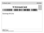 Genuine Bmw Scavenge Air Line 11-15-8-645-343 New. Fixed Price $39.52.