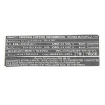 New Oem Nissan 2019 Rogue Emission Control Information Label Sticker 14805-7FL0B. Fixed Price $20.85.