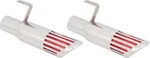 1971-74 Mopar B-body Exhaust Tips; Short Style Slotted 2-1/2"; Pair. Fixed Price $401.99.
