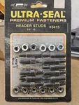 Mr. Gasket Ultra Seal Header Kit # 3415 - 3/8"X16 Studs &nuts Set Of 11. Fixed Price $39.95.