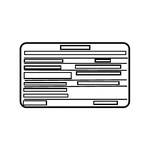 Genuine Mercedes-benz Oe Information Label 256-221-33-00. Fixed Price $35.27.