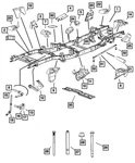 Genuine Mopar Exhaust Pipe Support Rod 52121082AA. Fixed Price $39.50.