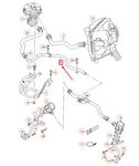 Audi A6 C6 Secondary Air Injection Pump Connecting Pipe 079131605J. Fixed Price $233.21.