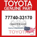 Genuine Toyota 77740-33170 Canister Assy Charcoal 7774033170 Oem. Fixed Price $765.96.