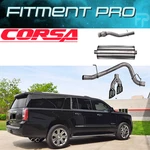 Corsa 14749BLK 3" Cat-back Exhaust Black Tips For 15-20 Gmc Yukon Denali Xl 6.2L. Fixed Price $1657.99.