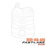 2012-2015 Honda Civic Lower Heat Shield New Oem 18181-R1A-A00. Fixed Price $24.65.