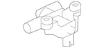 Genuine Mazda Vapor Canister Purge Solenoid LF3T-18-741. Fixed Price $95.80.