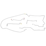 Fits 1980-89 Dodge D150 Long Bed Std Cab 2WD Complete Brake Line Kit Tubes Oem. Fixed Price $185.00.