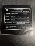 Volkswagen Emission Sticker 059 010 533 H. Fixed Price $50.00.