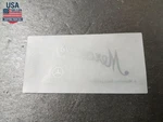 Genuine Mercedes E350 Labels Clear Back Gummed 0045847438. Fixed Price $21.07.