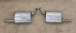 2005-2009 Ford Mustang Shelby GT500 Oem Axle Back Exhaust Mufflers. Fixed Price $429.99.