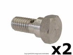 For Porsche '87-'89 Clamping Bolt Heater Cable Set Of 2 Genuine + Warranty. Fixed Price $72.80.