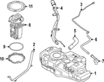 Genuine Nissan Evaporative Emissions System Lines 17226-7LF0A. Fixed Price $31.03.