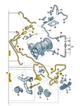 Genuine Audi Hose 06M-131-055-HS. Fixed Price $574.18.