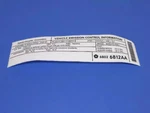 Genuine Mopar Emission Label 68026812AA. Fixed Price $14.16.