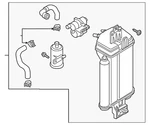Genuine Volkswagen Vapor Canister 3Q0-201-797-A. Fixed Price $387.90.