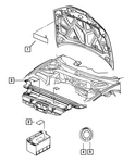 Genuine Mopar Vehicle Emission Control Information Label 68470513AA. Fixed Price $6.16.