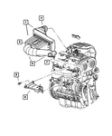 Genuine Mopar Fresh Air Inlet 4884930AA. Fixed Price $11.59.