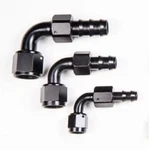 Radium 6AN Pushlok Hose End 90 Degree 14-0203 Black Aluminum Fitting. Fixed Price $19.95.