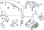 Genuine Nissan Evaporative Emissions System Lines 18791-7LG0A. Fixed Price $64.55.