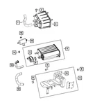 Genuine Mopar Leak Detection Pump Filter Bracket 52121512AG. Fixed Price $129.71.