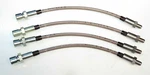 Brake Hose Kit Stainless Steel Fits Porsche 356B & 356SC. Fixed Price $107.96.
