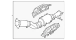 Genuine Nissan Front Pipe 200A0-6RR0A. Fixed Price $715.56.
