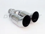 DT-025S Stainless Exhaust Tip Dual Turn Up 2.25" Inlet 6.50 3.50" Out 11.25"L. Fixed Price $105.99.
