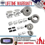 Universal Stainless Steel Braided Hose Sleeving Kit Radiator Heater Fuel. Fixed Price $31.69.