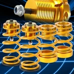 1"-4"ADJUSTABLE Coilover Kit Gold Spring Suspension Struts For 2006-2011 Civic. Fixed Price $62.88.