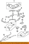 Nissan Oem 07-15 G25 Exhaust System Components-extension Pipe 20080JK00A. Fixed Price $105.67.