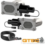 Qtp Bolt-on Qtec Dual Low Profile Oval Electric Cutout Valves Pair. Fixed Price $487.15.