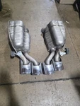 Mercedes W219 CLS63 CLS55 Amg Exhaust Mufflers Dual Tips Left & Right Set Oem. Fixed Price $600.00.