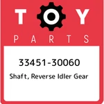 33451-30060 Toyota Shaft, Reverse Idler Gear 3345130060, New Genuine Oem Part. Fixed Price $32.45.