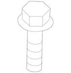 Genuine Volvo Engine Camshaft Position Sensor Bolt 986072. Fixed Price $11.60.