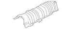 Genuine Nissan Floor Pan Heat Shield 74758-3DB0A. Fixed Price $110.05.