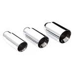 Exhaust Tip Hi-polished Series Stainless Steel Round Angle Cut Double-wall. Fixed Price $28.92.