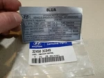 324503C049 Genuine Hyundai Emission Label Information Sticker 2008. Fixed Price $9.59.