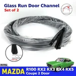 Window Glass Run Door Channel Felt 2PC Fits Mazda R100 RX2 RX3 RX4 RX5 Coupe E01. Fixed Price $53.97.
