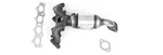 Catalytic Converter With Integrated Exhaust Manifold For 2005 Hyundai Elantra 2.. Fixed Price $882.89.