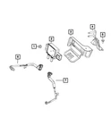 Exhaust Gas Differential Pressure Sensor Line Mopar 68084492AF (2013-2018). Fixed Price $51.32.